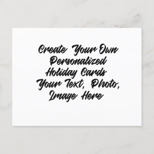 DIY Create Your Own Personalised Holiday Postcard