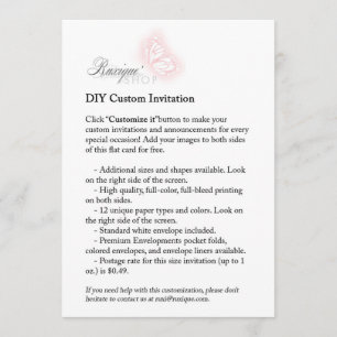 DIY Custom 5x7 Invitation Printable