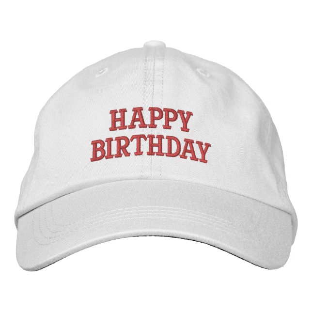DIY Custom Add Text Embroidered Hat (Front)