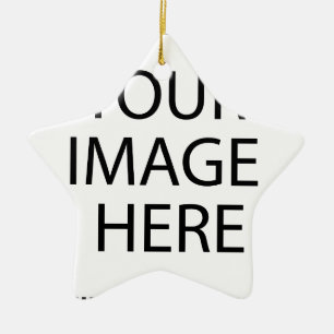 DIY Custom name personalise Patriotic Personalise Ceramic Ornament