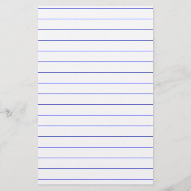 DIY CUSTOM NOTEBOOK PAPER BLOCK WITH THIN LINES (Front)