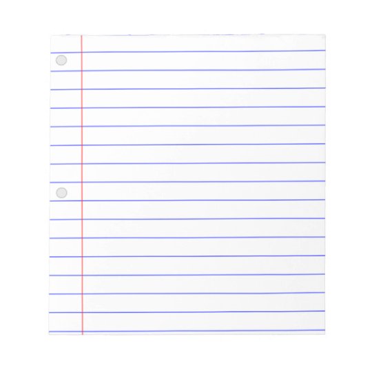 diy custom notebook paper block with thin lines notepad paper with lines for writing