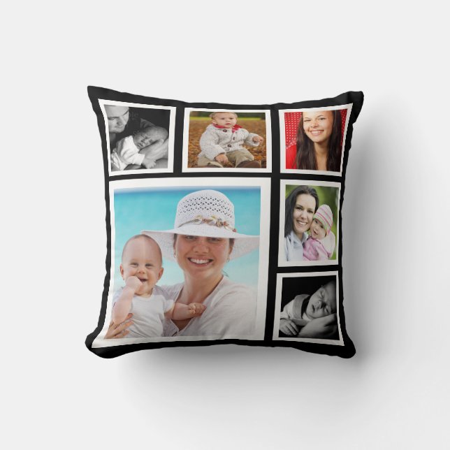 DIY Custom Personalised Photo Template Cushion (Front)