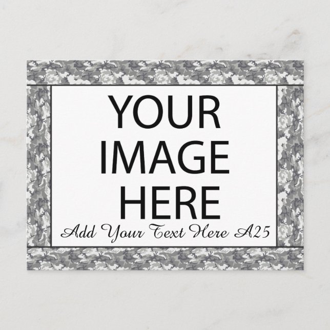 DIY Custom Photo Frame You Design Yourself A25 Postcard (Front)