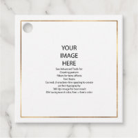 DIY Custom Small Square Faux Gold Frame Hang 