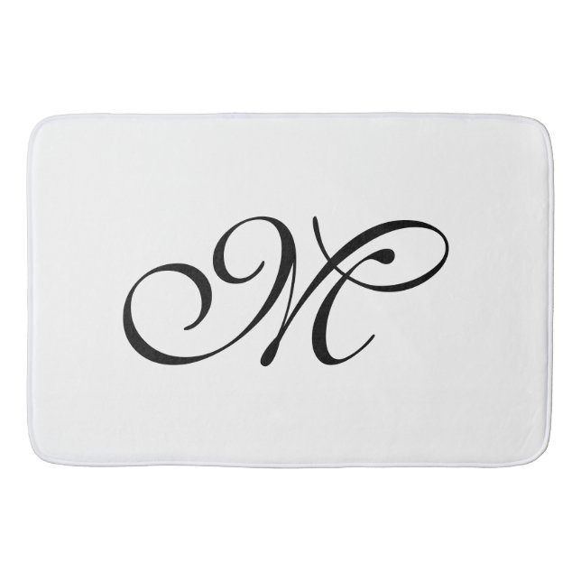 DIY - Customise your monogram, image, & ideas Bath Mat (Front)