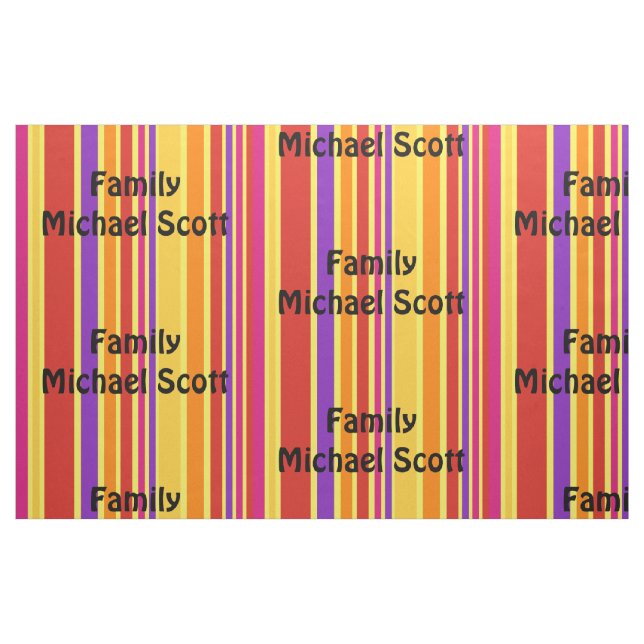 DIY - Customise your text, image, colours & ideas Fabric (Fat Quarter)