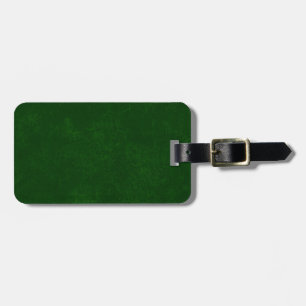 DIY Dark Green Background Custom Home Gift Idea Luggage Tag
