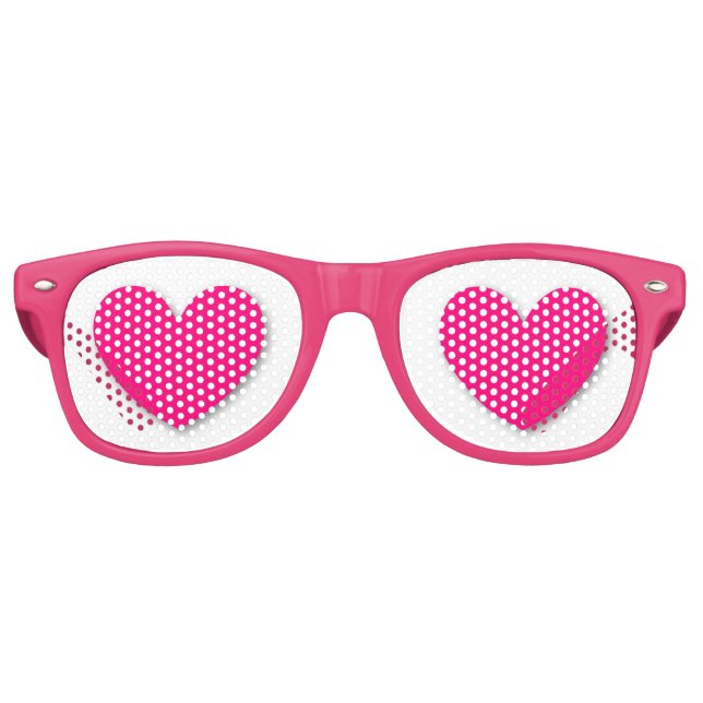DIY Design Your Own Custom HEARTS Party Shades A43 (Front)