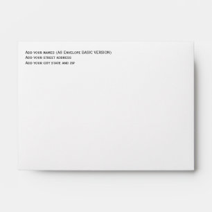 DIY Design Your Zazzle Paper Products Gift Item 22 Envelope