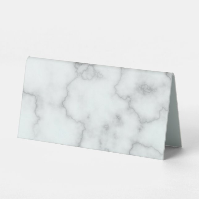 DIY Elegant Faux White Marble (Front)