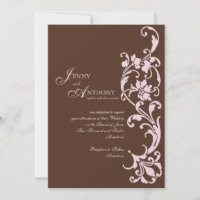 DIY Elegant Simplicity in Chocolate and Pink