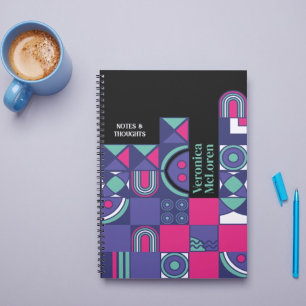DIY Geometric Planner: Create Your Own Retro Chic Planner