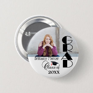 DIY Grad Photo Memories 6 Cm Round Badge