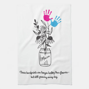 DIY Handprint Towel