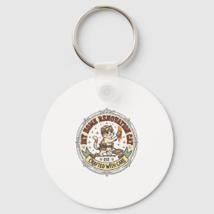 DIY Home Renovation Cat DIY Home Renovation Cat Vi Key Ring