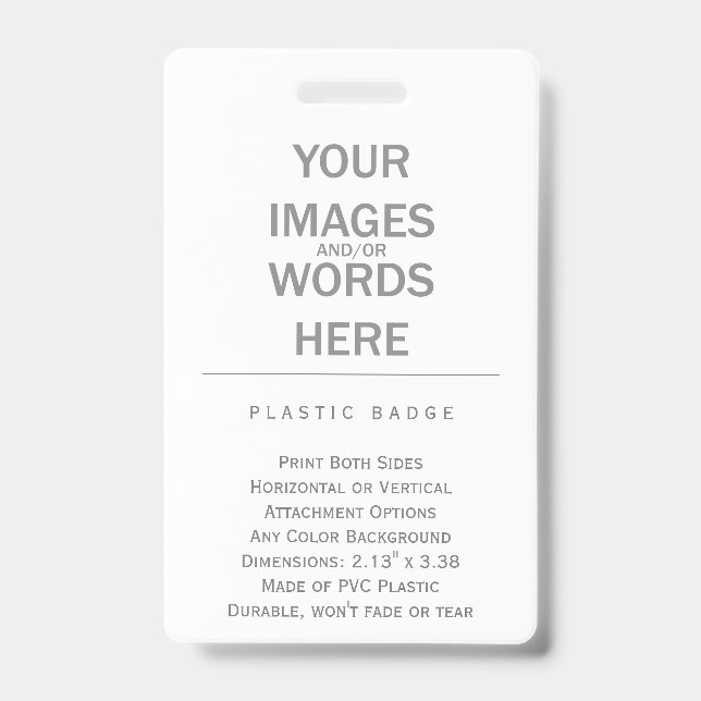 DIY - ID BADGE (Front)