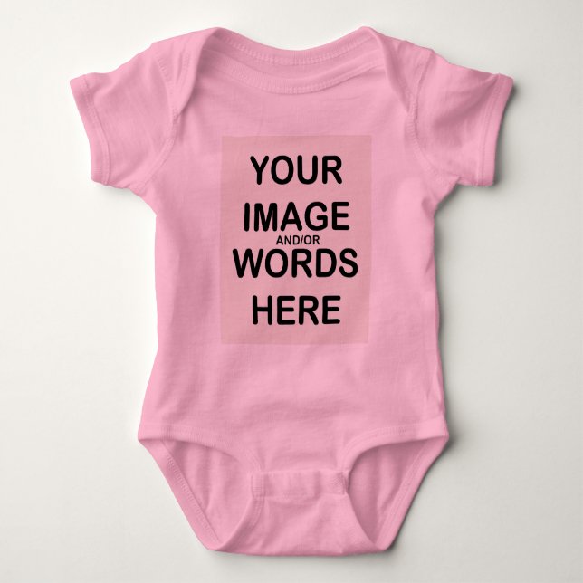 DIY - Infant Creeper PINK (More Colours) (Front)