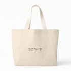 DIY Jumbo Tote Bag | Custom Text, Name, Monogram