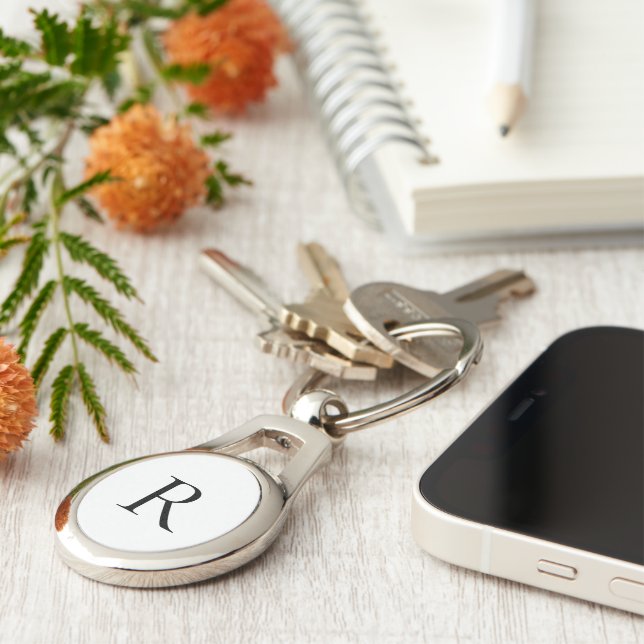 DIY Keychain | Custom Monogram, Text, Colour (Side)