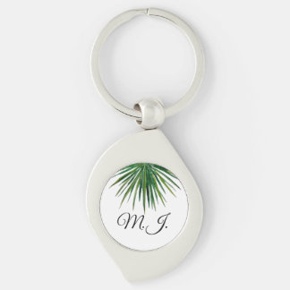 DIY Keychain palm leaf Custom Name
