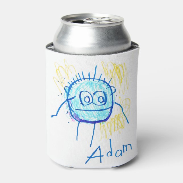 DIY KIDS ART - Gifts for Dad - Beer Cosy Can Cooler (Can Front)