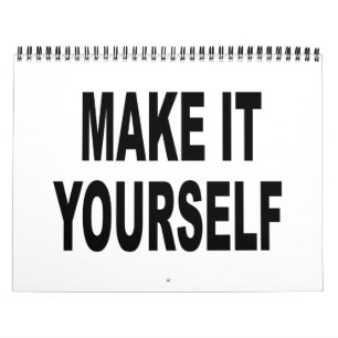 DIY Make It Yourself 2012 Calendar