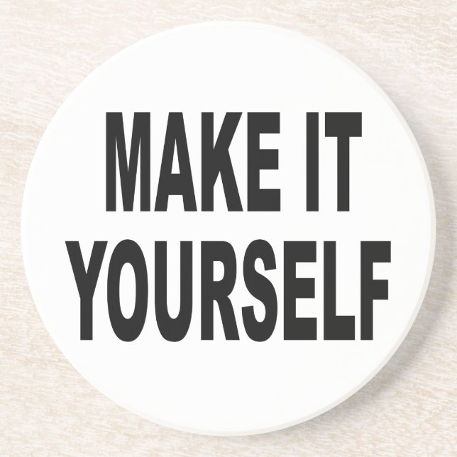 DIY Make It Yourself Coaster (Front)