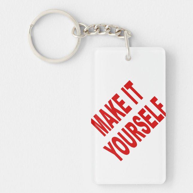 DIY Make It Yourself Key Ring (Front)