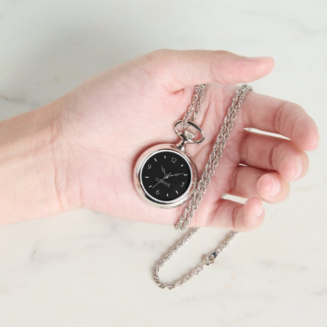 DIY Necklace Watch | Custom Text, Name, Colour  (Hand)