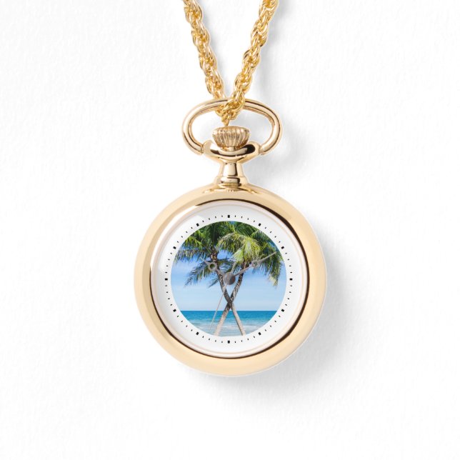 DIY Personalised Round Photo Template Watch (Front)