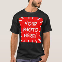 DIY photo image and text t shirts