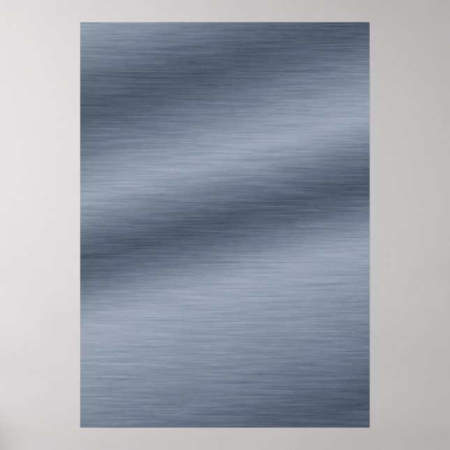 DIY Poster with Brushed Steel Background Art (Front)