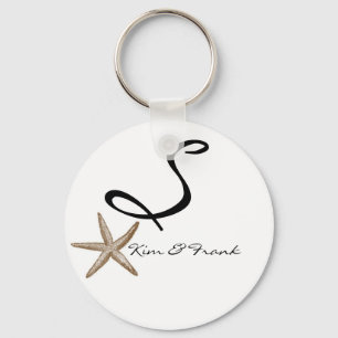 DIY Simple Starfish Monogram Keychain