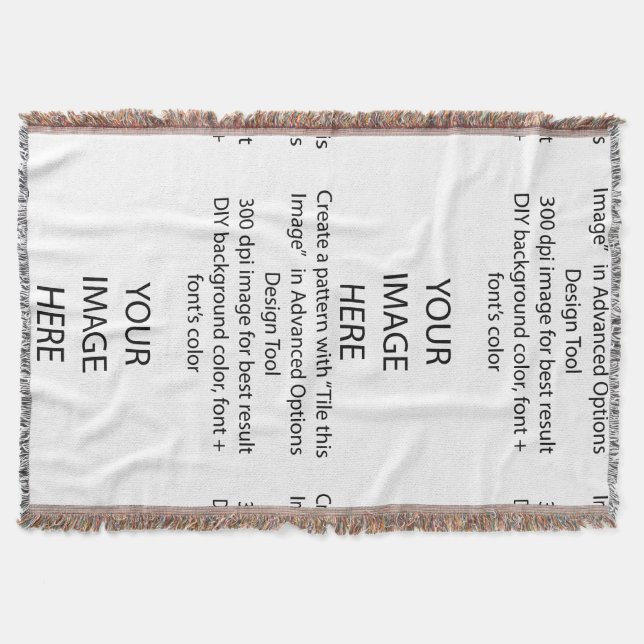 DIY Throw Blankets/DIY background colour Blanket (Front)