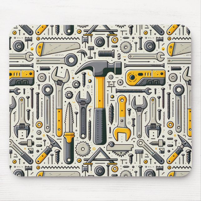 DIY Tool Assortment Mouse Pad (Front)