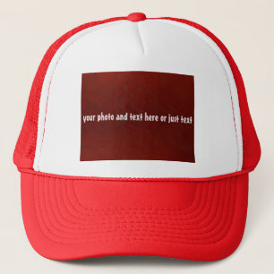DIY trucker hat for teams, companies, families