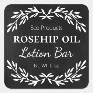 DIY Vintage Chalkboard Lotion Bar Labels