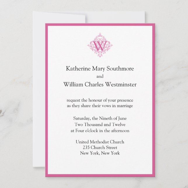 DIY Wedding Invitations Online (Front)