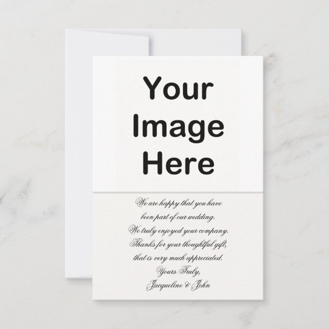 DIY - Wedding Thank You (Front)