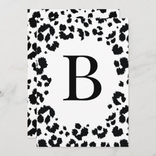 DIY Wild Letter Number Banner/Bunting Invitation