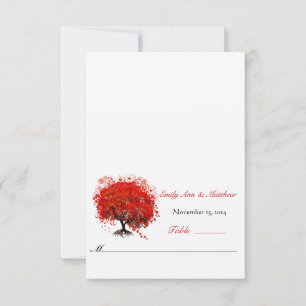 DIY You Score and Fold Tent Wedding Place Cards