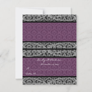 DIY You Score and Fold Tent Wedding Place Cards