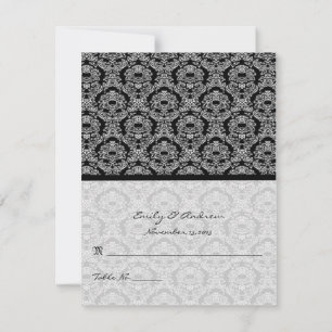 DIY You Score and Fold Tent Wedding Place Cards