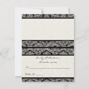 DIY You Score and Fold Tent Wedding Place Cards