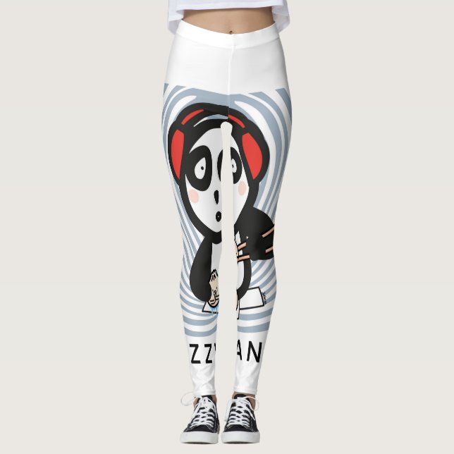 Dizzy Panda Nippy Dim Sum Leging Leggings (Front)
