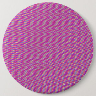 Dizzy Pink 6 Cm Round Badge