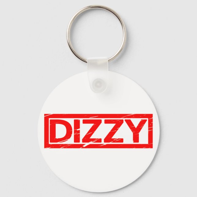 Dizzy Stamp Key Ring (Front)