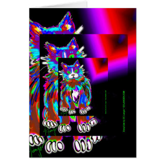 DizzyCats cards, featuring the crazy Psycho DizzyC