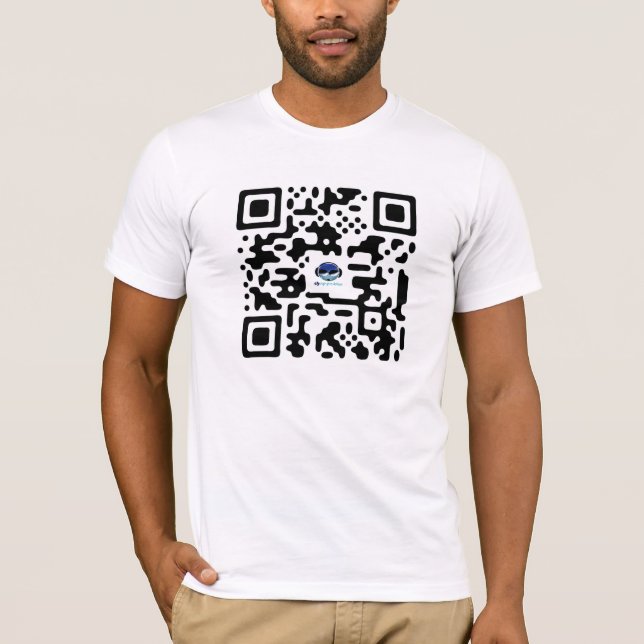 DJ Affable QR Code - Promo Design T-Shirt (Front)
